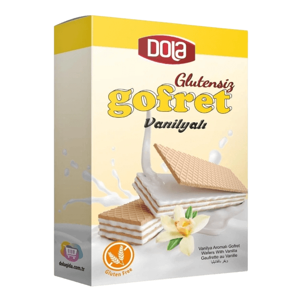 Dola Glutensiz Vanilyalı Gofret 100 gr