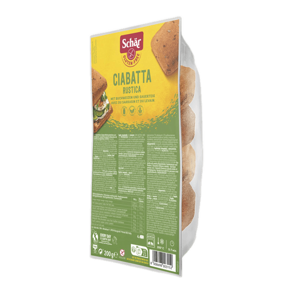 Schar Ciabatta Rustica Glutensiz Esmer Ekmek 200 gr