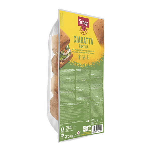 Schar Ciabatta Rustica Glutensiz Esmer Ekmek 200 gr