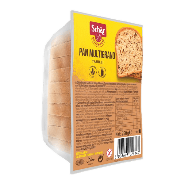Schar Pan Multigrano Çok Tahıllı Ekmek 250 gr