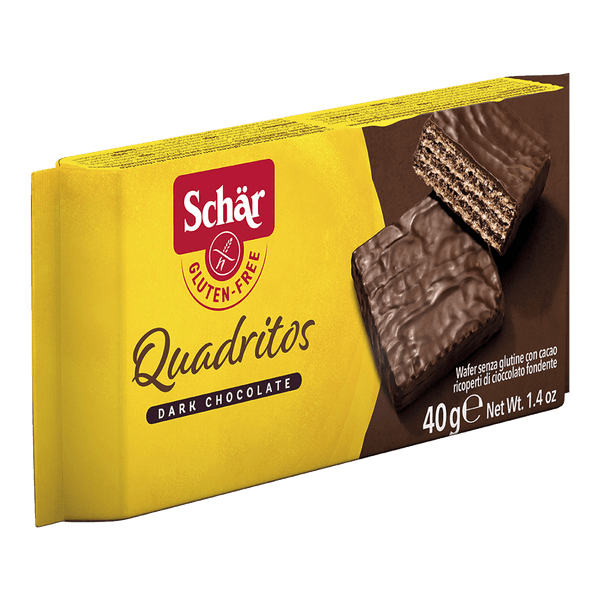 Schar Quadritos Siyah Çikolata Kaplı Gofret 2x20 gr