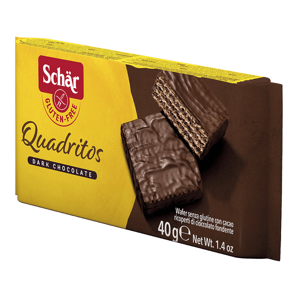 Schar Quadritos Siyah Çikolata Kaplı Gofret 2x20 gr