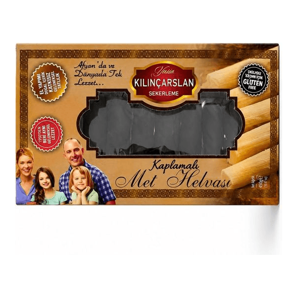 Kılınçarslan Glutensiz Çikolata Kaplamalı Met Helva 150 gr