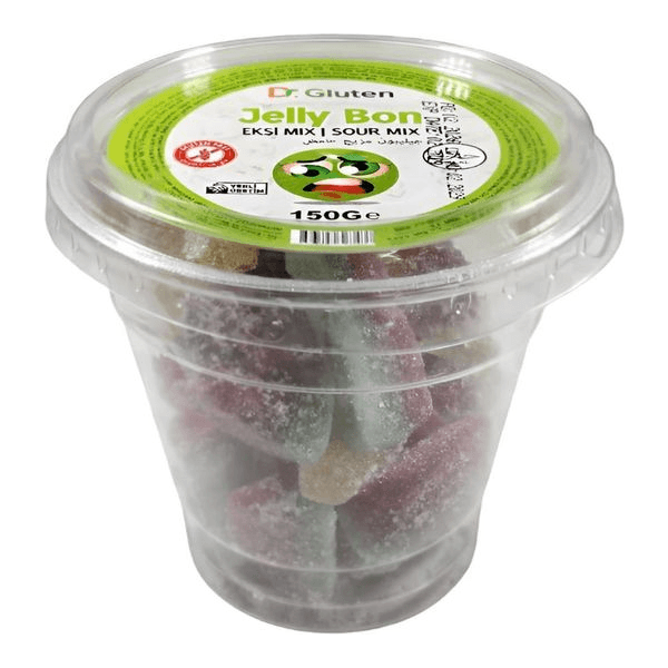 Dr. Gluten Glutensiz Jellybon Ekşi Yüz 150 gr