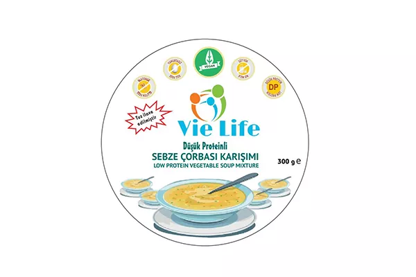 - Vie Life Düşük Proteinli Sebze Çorbası Karışımı 300 Gr - Doğa Evinizde