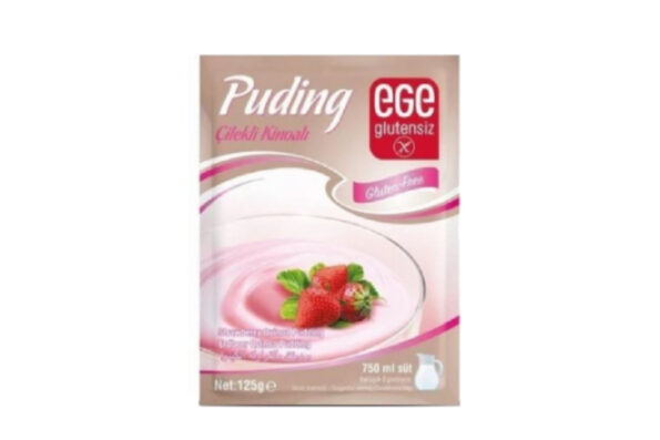 - Ege Glutensiz Çilekli Kinoalı Puding 125 gr - Doğa Evinizde