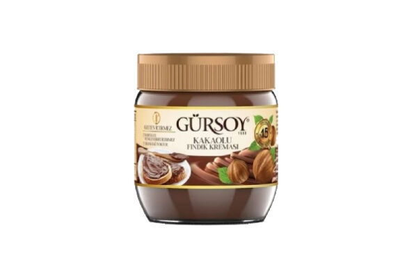 - Gürsoy Glutensiz Kakaolu Fındık Kreması 400 gr - Doğa Evinizde