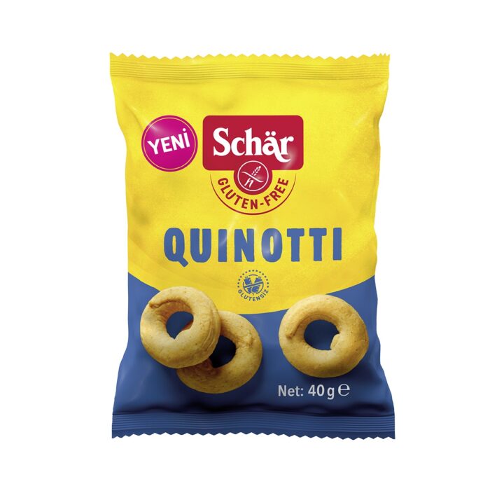 - Schar Quinotti Kinoalı Halka Kraker 40 Gr - Doğa Evinizde