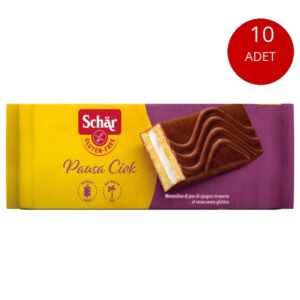 10 Adet Schar Pausa Ciok Glutensiz Kakao Kaplamalı Kek 35 gr
