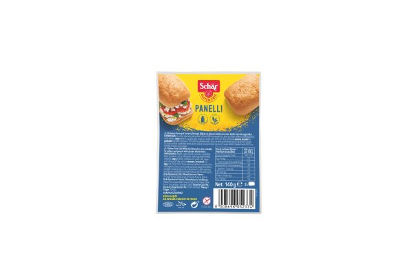 Yeni Proje Schar Panelli Glutensiz Sandviç Ekmek 140 Gr - Görsel 1