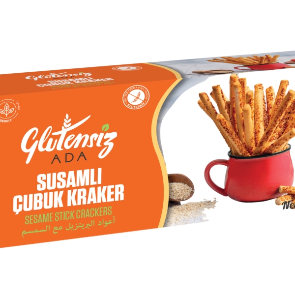Glutensiz Ada Susamlı Çubuk 105 Gr Glutensiz Ada Susamlı Çubuk 105 Gr - Görsel 1