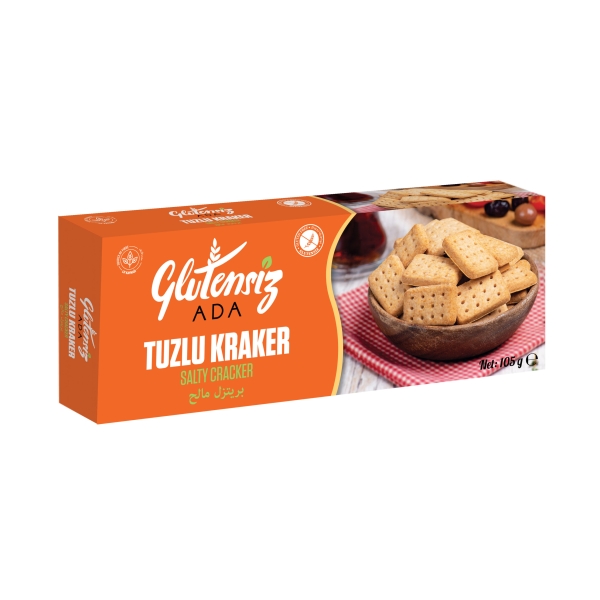 Glutensiz Ada Tuzlu Kraker 105 Gr Glutensiz Ada Tuzlu Kraker 105 Gr - Görsel 1