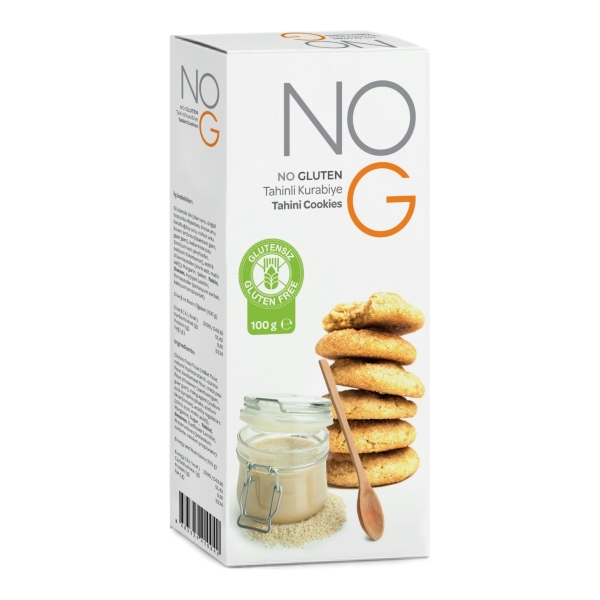 Nog Glutensiz Tahinli Kurabiye 100 Gr Nog Glutensiz Tahinli Kurabiye 100 Gr - Görsel 1